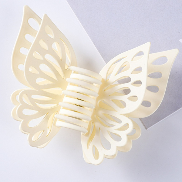 2kpl Hiuskynsipidikkeet Ontto Butterfly Hiusneula VALKOINEN White