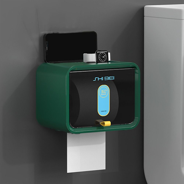 Toiletpapirholder Opbevaringsstativ GRØN ENKELT LAG ENKELT LAG Green Single Layer-Single Layer