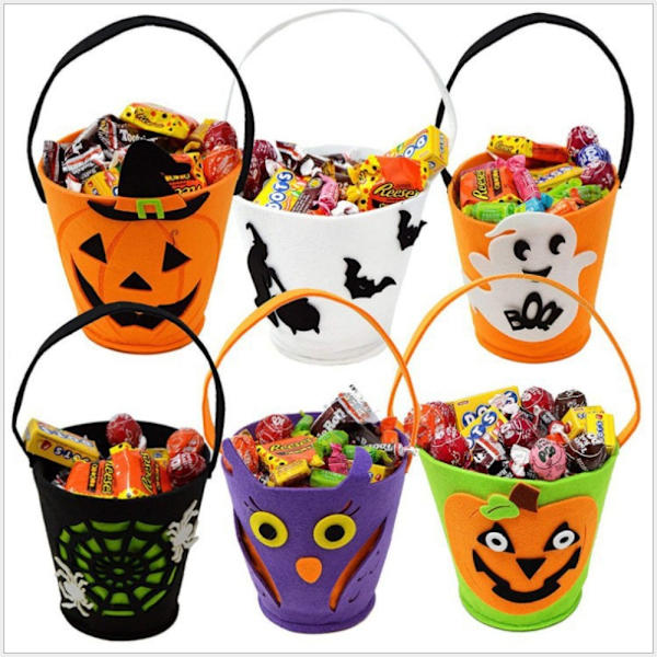 Trick or Treat -pussit Huopakarkkikassi C C C