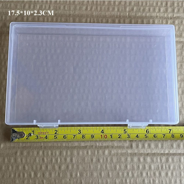 Förvaringslåda Smycken Pärlor Container 17,5X10X2,3CM 17.5x10x2.3CM
