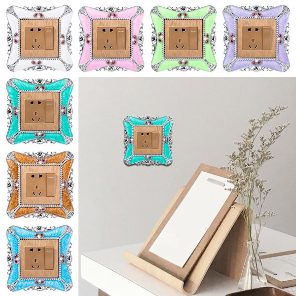 Single Light Switch Cover Sockel Surround Frame KAFFE coffee