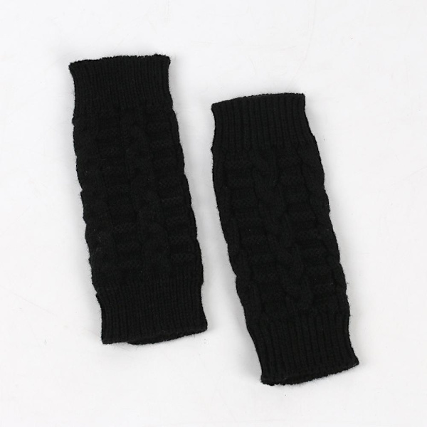 Håndledsarm Fingerløse Damehandsker SORT SORT Black