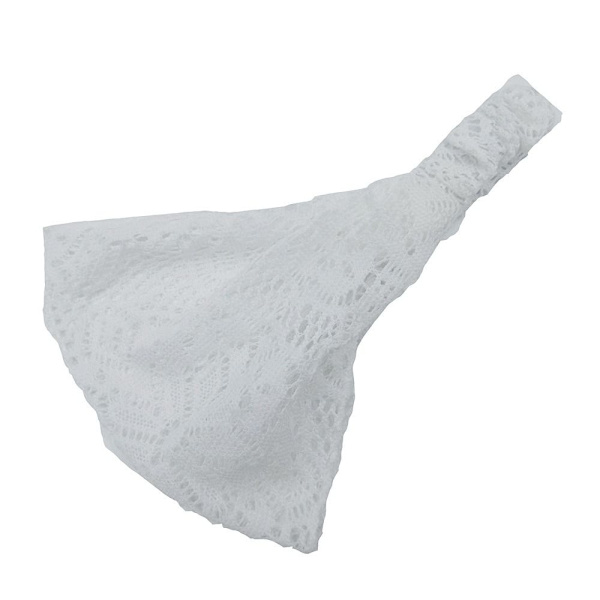 Pannebånd Bredt Blonde Pannebånd HVIT White