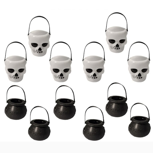 6/12 STK Halloween slikkrukke Heksepotte SÆT-12STK SÆT-12STK SET-12PCS