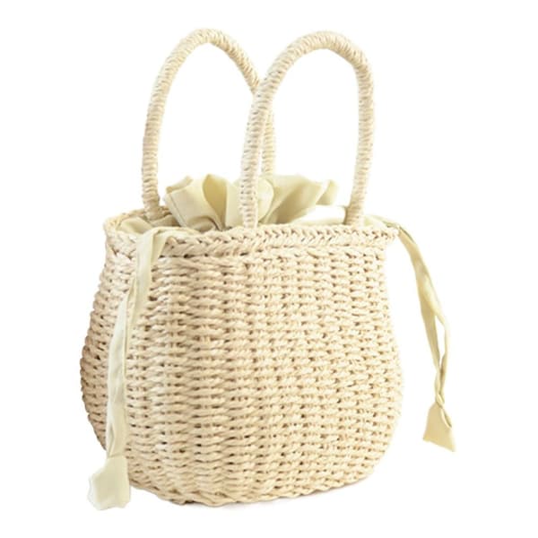 Halmväska Halmväska IVORY ivory