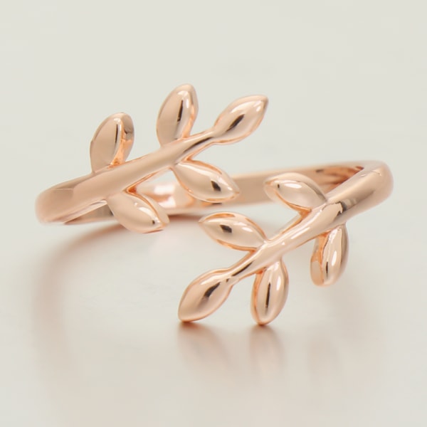 3st Stickning Ring Virkade Loop Leaves Form