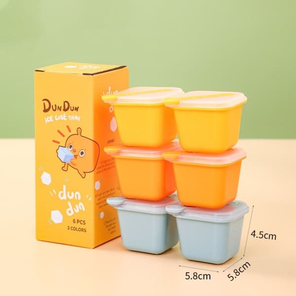 6st Ice Cube Mould Form Ice Hink Cup 6pcs