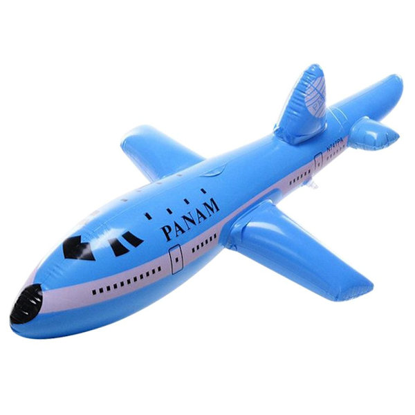 2st Flygplan Cartoon Plane BLÅ Blue