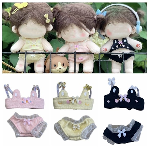 Nuken uimapuku Miniatyyri bikinit PINK 20cm 20cm pink 20cm-20cm