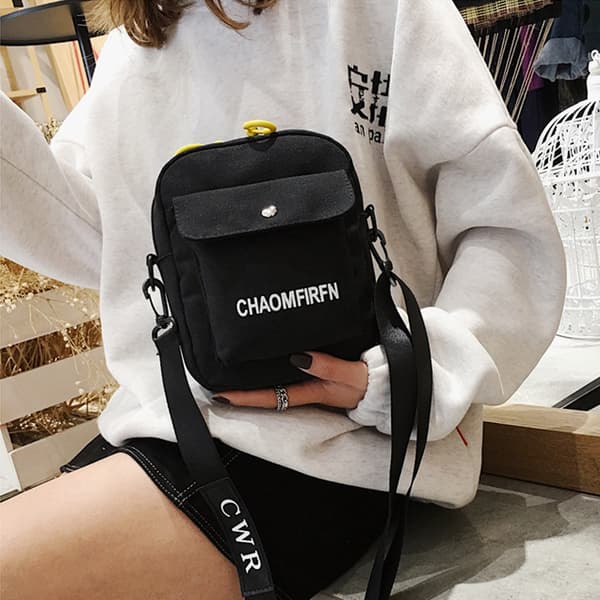 Axelväska Dam Messenger Väskor SVART black