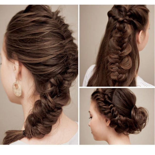 Magic Hair Braiding Wave Hair Braiding Tool GRÅ Grey