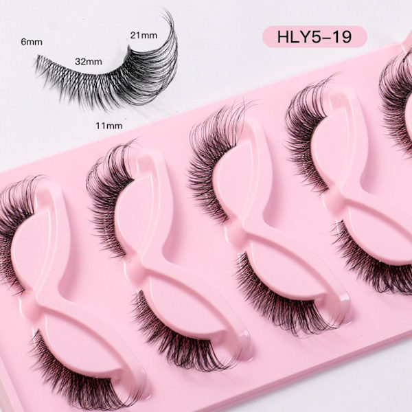 Tekoripset 3D Fox Eyelashes HLY5-18 HLY5-18 HLY5-18