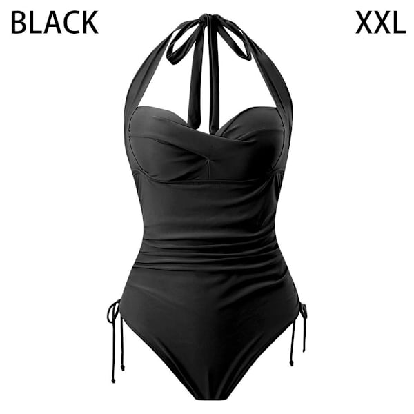 Badedragt Badedragt i ét stykke SORT XXL black XXL