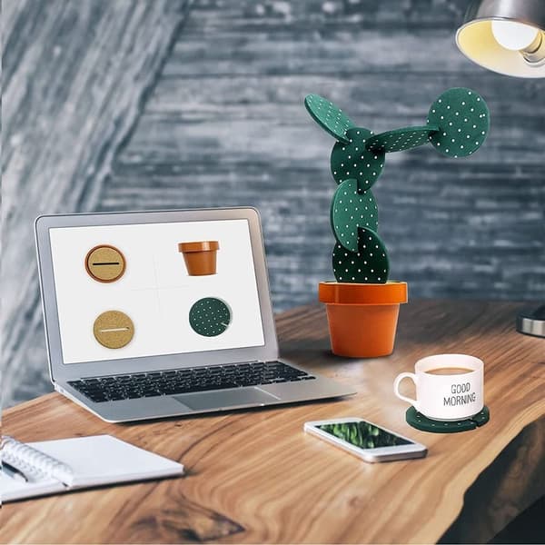 7 stk Cactus Coasters Sjove Coasters Cactus Cactus Creative