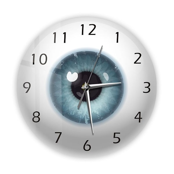 Eye Pupill Silent Wall Clock Klocka Nyhet