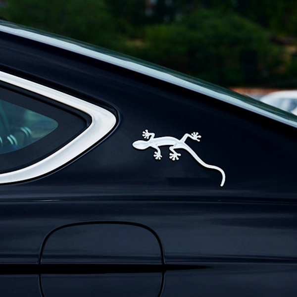 4 Stk/Sæt Bil Klistermærke Bil Decal SØLV HØJRE HØJRE Silver Right-Right