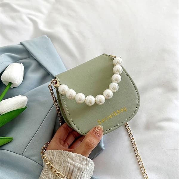 Axelväskor Mini Crossbody Väska VIT white