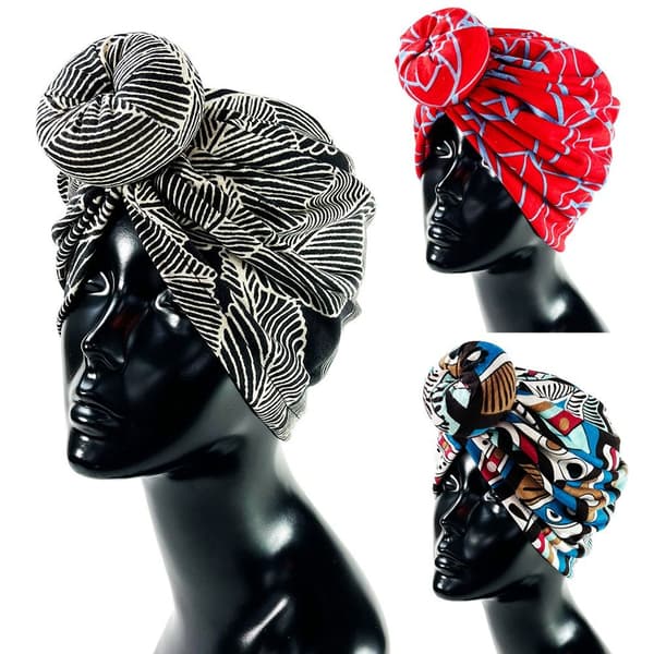 Knyttet Head Wrap Sleep Hat D D D