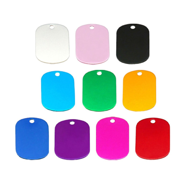 Blanke Tags Stempling Blanks Tags Blanke nøkkelringer