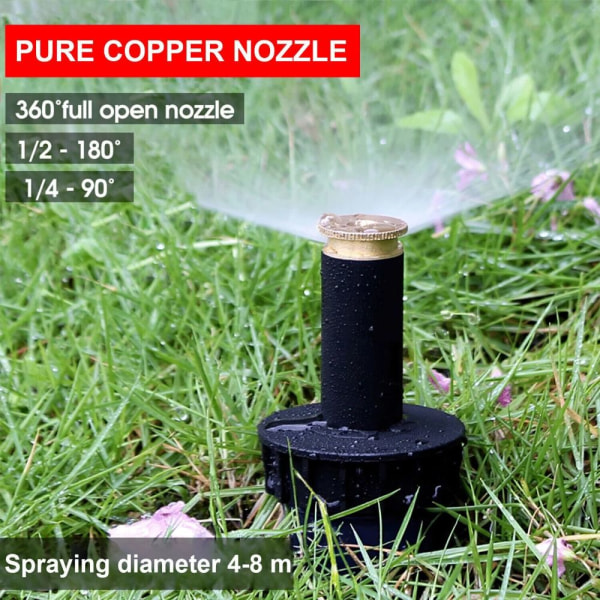 Trädgårdssprutmunstycke för bevattning av sprinklerhuvud 360 360 360