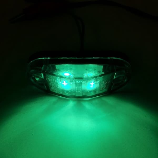 2 st LED-sidomarkeringar Varningsbakljus BLÅ Blue