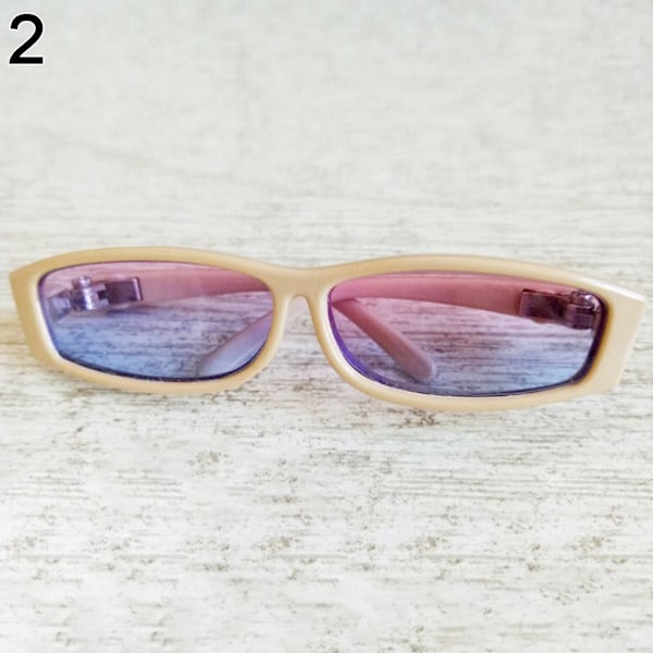 Søde firkantet stel plysdukkebriller 2 2 2