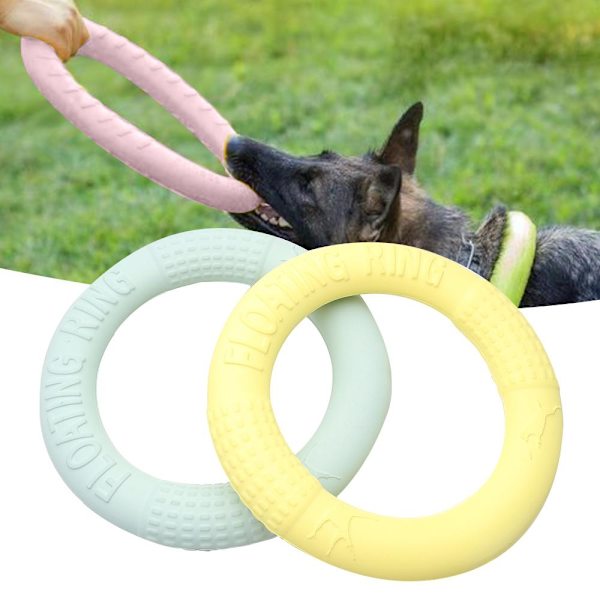 Hundträningsring Träningsringavdragare GUL yellow