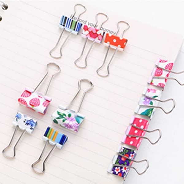 Binder Clips Clamp Paper Bookmark Clips