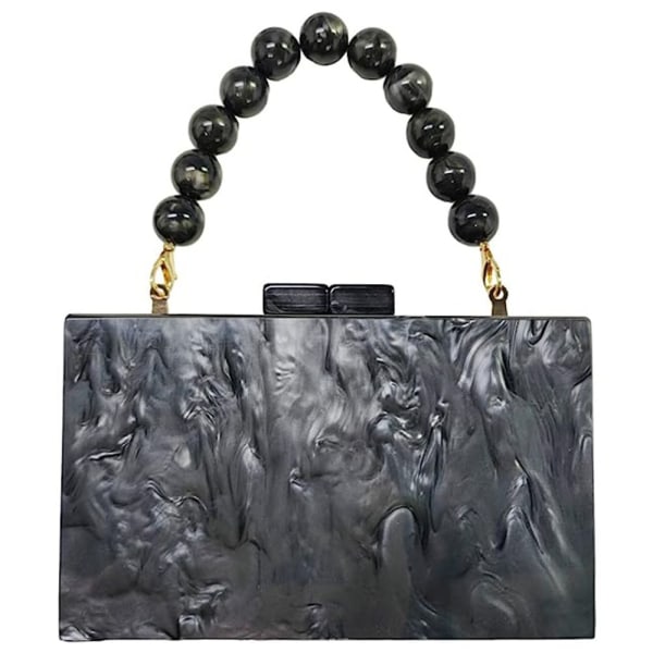 Aften clutch taske luksus håndtaske SORT Black