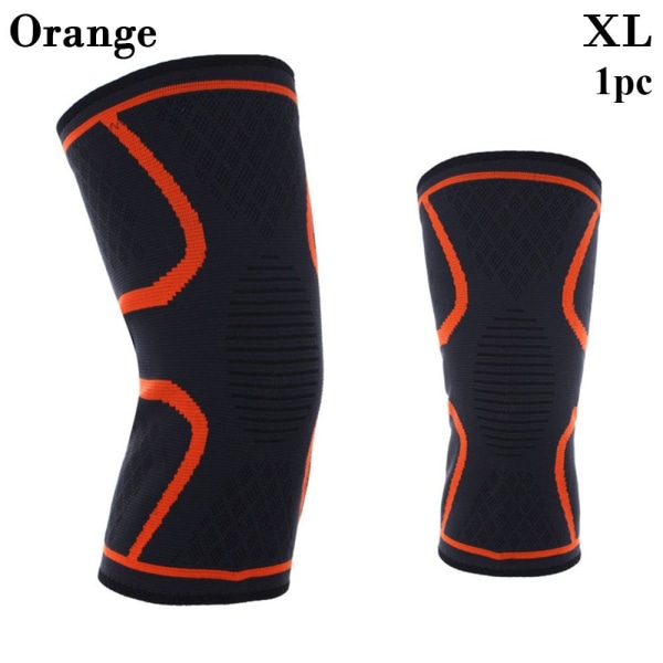 Sportsknæbeskyttere Kompressionsknæbøjle ORANGE XL1PC 1STK Orange XL1pc-1pc