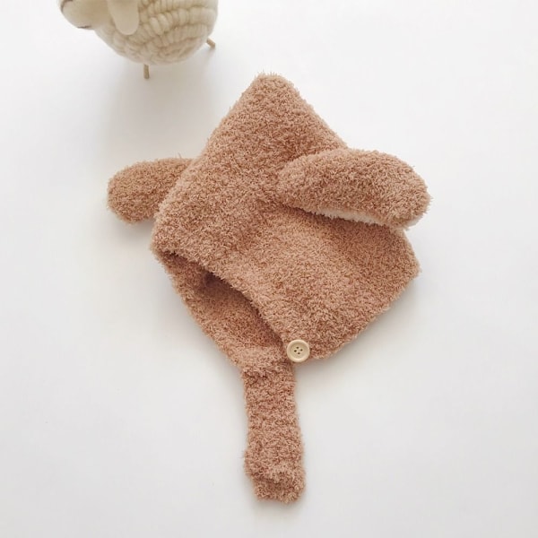 Baby Hat Rabbit Ears Cap CAMEL camel