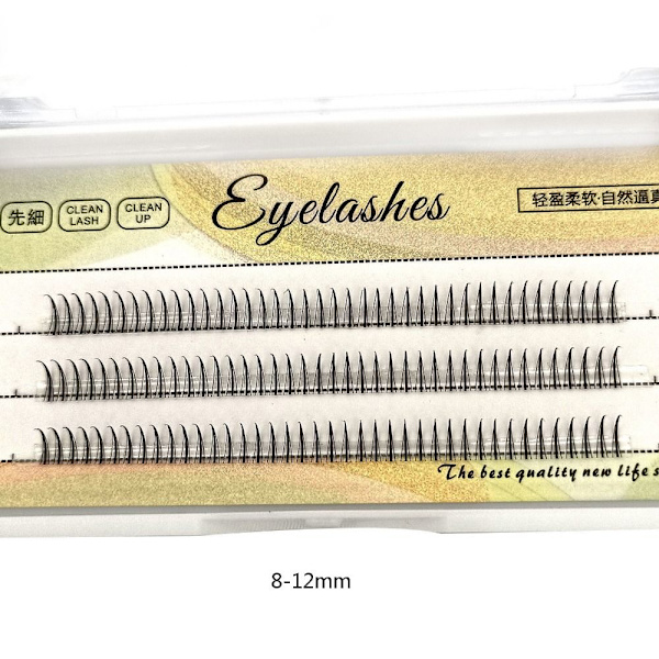 A Shape Eyelashes Yksittäiset ripset 10 mm 10mm