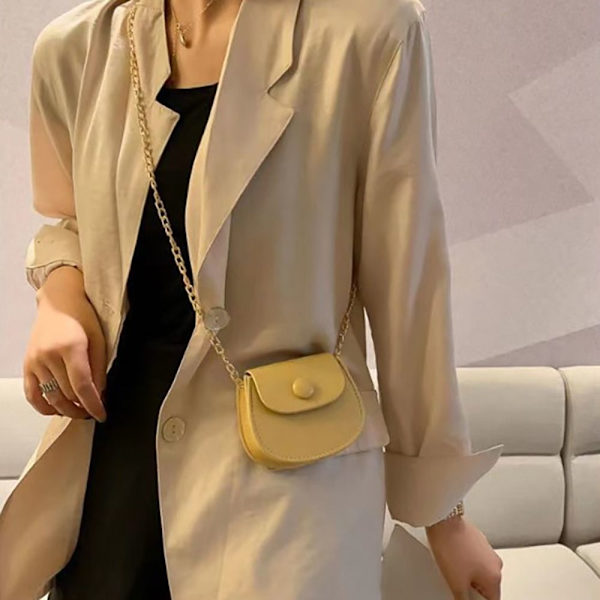 Cross Body Bag Ketjukukkaro SYVÄNRUSKEA Deep Brown