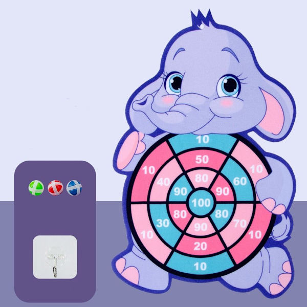 Animal Dart Board aritmetisk leketøy ELEPHANT ELEPHANT elephant