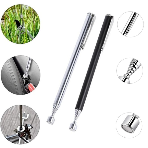 Pick Up Rod Magnetisk Opsamlings Pen SORT