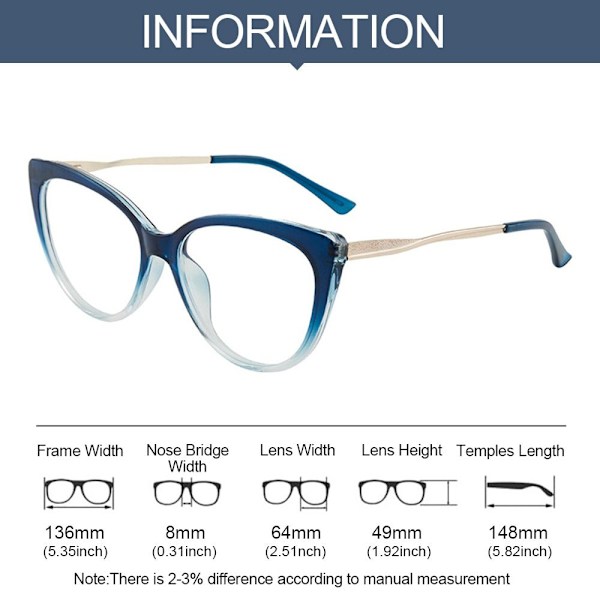 Anti-Blue Light Glasses Ylisuuret silmälasit RUSKEA Brown