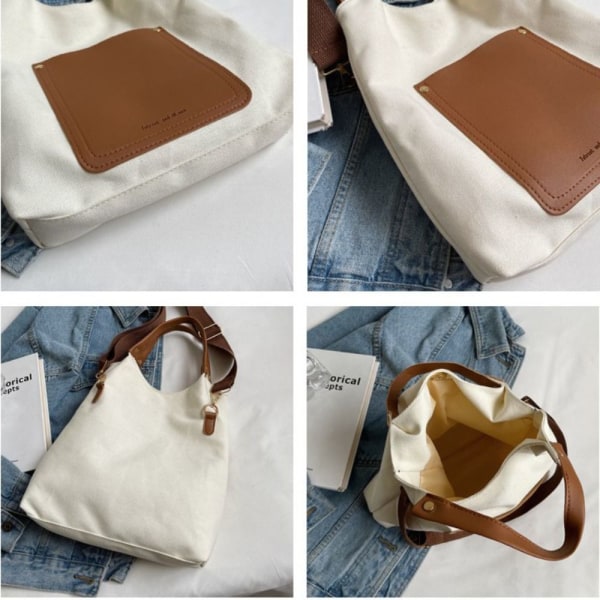 Tote Bag Håndveske HVIT white