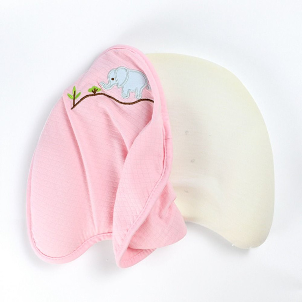 Ortopedinen baby tyyny Moon muotoinen tyyny PINK pink