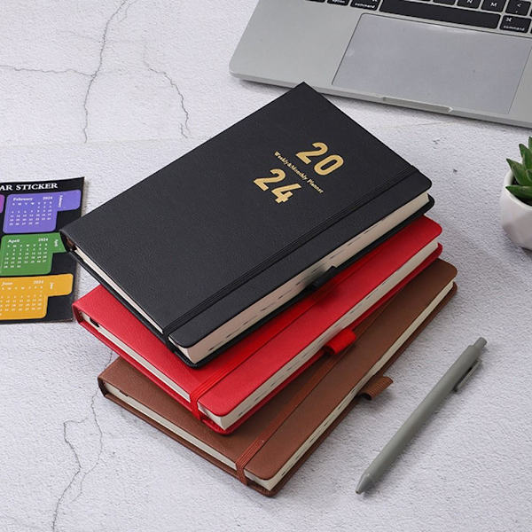 Tidsplan Bok Agendabok GRÅ Grey