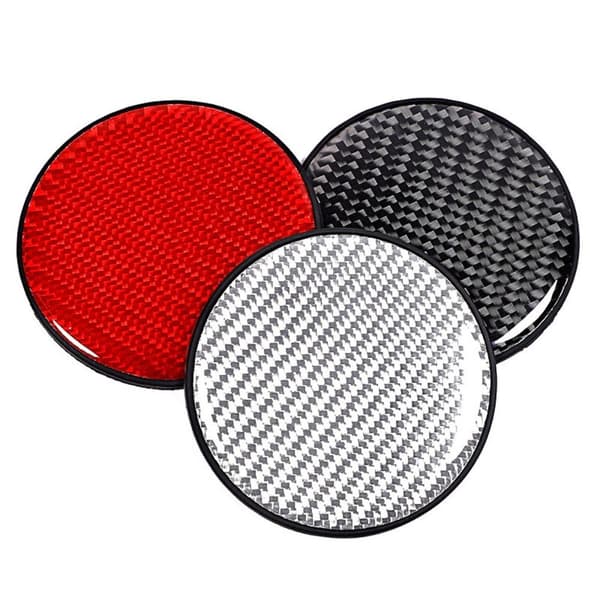 2 Stk Bil Coaster Vannkopp Mat RØD Red