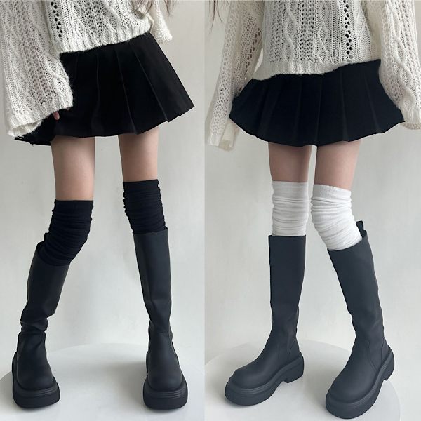 Over Knee Strumpor Lårtights BEIGE Beige