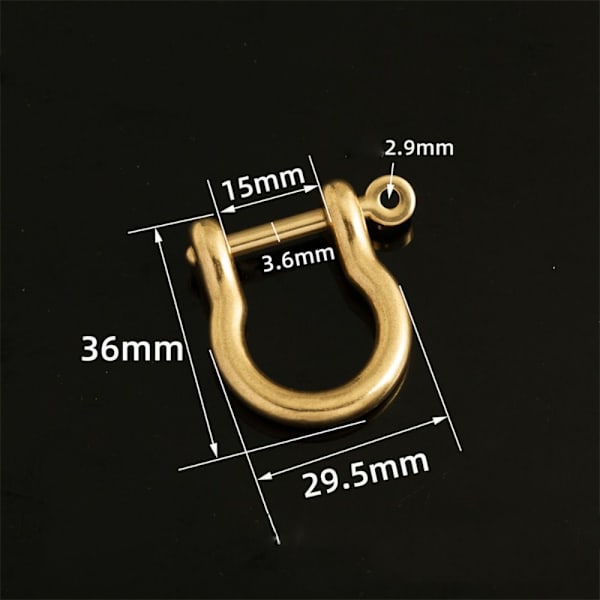 Karabiini D jousen niitit 15MMSTYLE 2 STYLE 2 15mmStyle 2