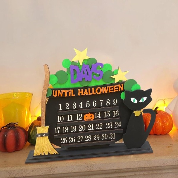 Halloween Nedtællingskalender Adventskalender Vægkalender