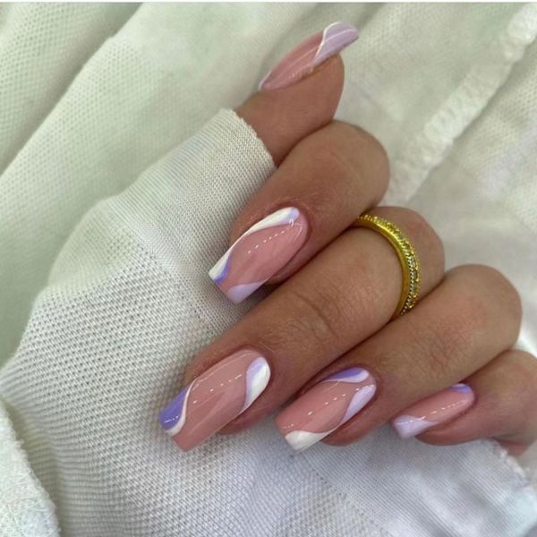 24stk False Nails Long Square DY560 DY560 DY560