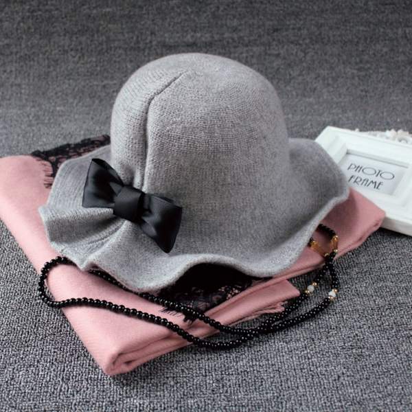 Villa Bucket Hatut Naisten Bowler Hat GREY grey