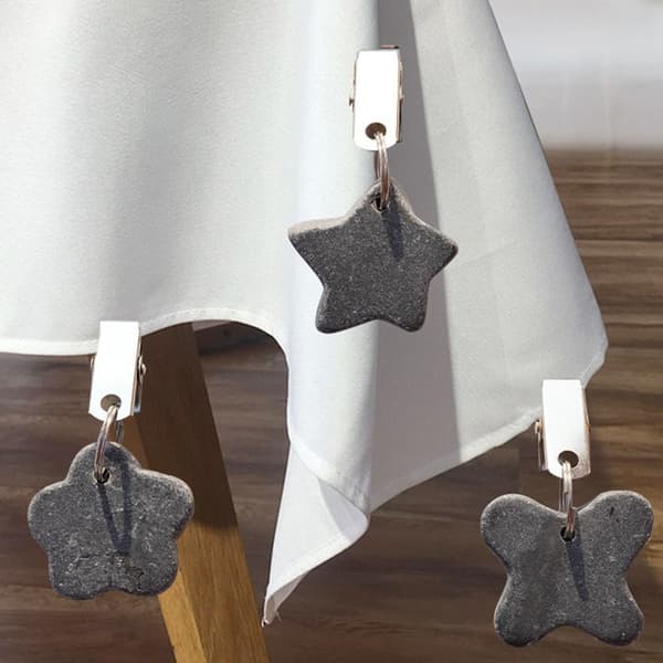 4 stk dukklips borddeksel Decorat 3X3X1CMBUTTERFLY 3x3x1cmButterfly