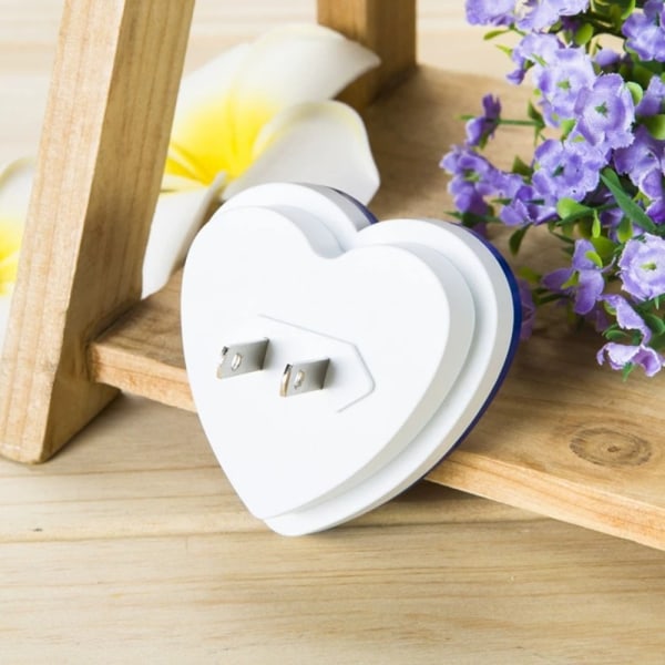 2stk Nattlys Induksjonslampe HVIT EU-STOPP EU-STOPP White EU Plug-EU Plug