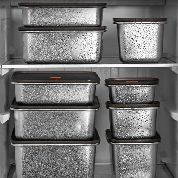 Matboks i rustfritt stål, Fresh-keeping Box 1000ML 1000ML