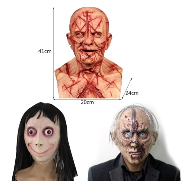 Halloween skräckmask dekorativa masker 03 03 03