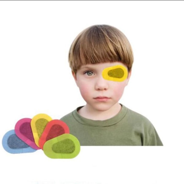 10 stk Amblyopia øjenplaster Klæbende øjenplastre GUL yellow